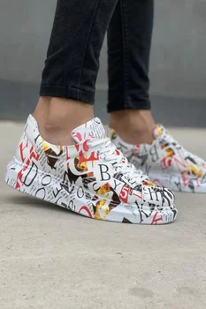 

Chekich CH255 IT Men 'S Shoes MAGAZINE PRINTING 445585295