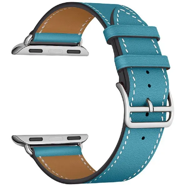 Ремешок для часов Lyambda Apple Watch 42/44 mm MINTAKA LWA-02-44-LBL Ligth blue | Наручные часы