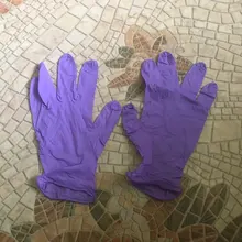 Guantes de nitrilo 100 unids/pack Xingyu púrpura comida grado impermeable alergia libre desechable seguridad guantes de nitrilo