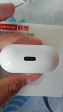 Lenovo-auriculares inalámbricos LP40 TWS, originales, con Bluetooth, Control táctil, deportivos, estéreo, para teléfono Android