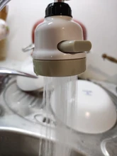 Zhangji 3 Grifo de modos aireador de 360 grados de rotación Flexible WaterSaving de filtro de alta presión adaptador de accesorios de cocina