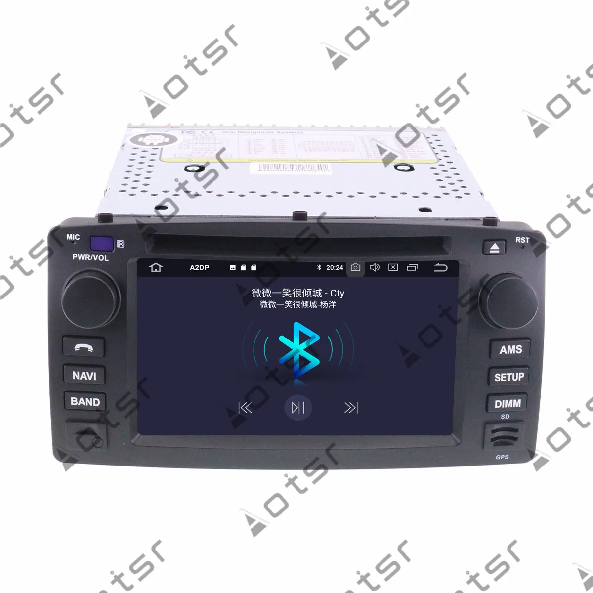 Best 6.2" Android 9.0 IPS GPS Navigation Car Radio Player For Toyota corolla 2001-2006 Multimedia Player Tape Recorder Head Unit 1