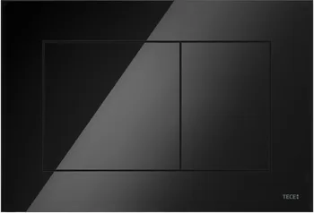 

Plastic flush panel for tecenow toilet, black glossy