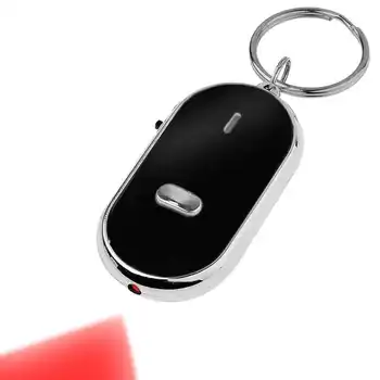 

Key Finder, Whistle Key Finder, Locator Key Ring with LED Light, Remote Control by Sound for Keys, Dogs, Cats, Wallets