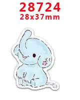 30 шт мультяшный персонаж плоское украшение из смолы PR 28412 - Цвет: 28724