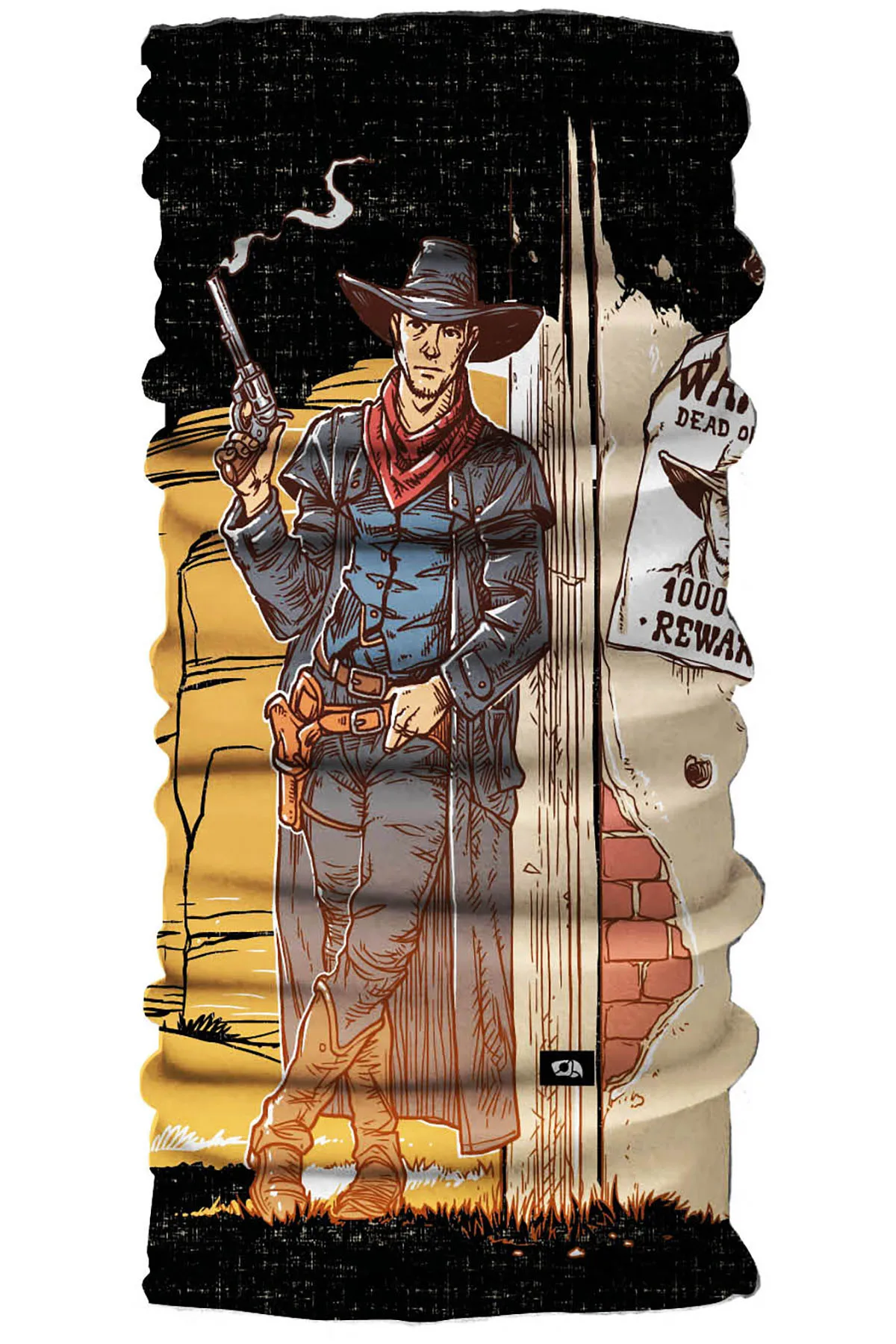 Maschera Facciale Bandana Wild West, Multiuso, Cappello, Maschera Facciale Adulti Antibatterico