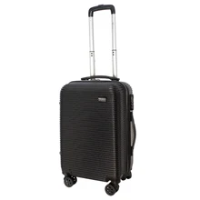 Чемодан на колесах PROFFI TRAVEL "TOUR DAILY" 20' пластиковый малый 57х35х22 см, черный, S