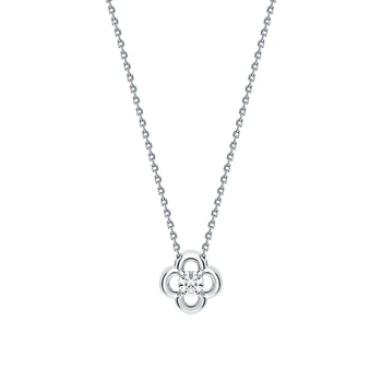 

Silver necklace with cubic zirconia sunlight sample 925