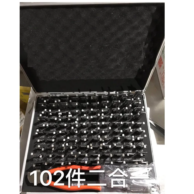 102PCS 103pcs LISHI 2 v 1 auto sada nástroje HU92 HU66 HON66 HU101 HU64 HU83 nářadí zámečník zásoby