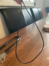 YuenZ-cordón de cuero trenzado ajustable para fabricación de joyas, cordón colorido de 1,5mm, negro y marrón, 19cm, 41cm, DIY, 10 Uds.