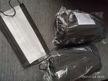 10-200 Uds máscaras desechables no tejida cara máscaras de capa de 3 capas filtro Anti polvo transpirable adultos máscara de boca clavo máscara máscaras en STOCK