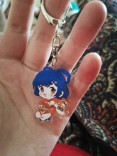 Genshin-llavero con Base acrílica de 11 estilos, Base para llavero, regalo para seguidores, Genshin Impact Zhongli Diluc Venti Paimon