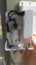 Divisor PoE impermeable para exteriores IEEE 802.3af 10/100Mbps de potencia sobre Ethernet para cámara IP, transferencia POE de 48V 12V/1.2A