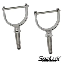 Sealux 2 шт. в наборе морской класс из нержавеющей стали Oarlock с булавкой для 1/" гнездо морской яхты Лодка рыболовный аксессуар