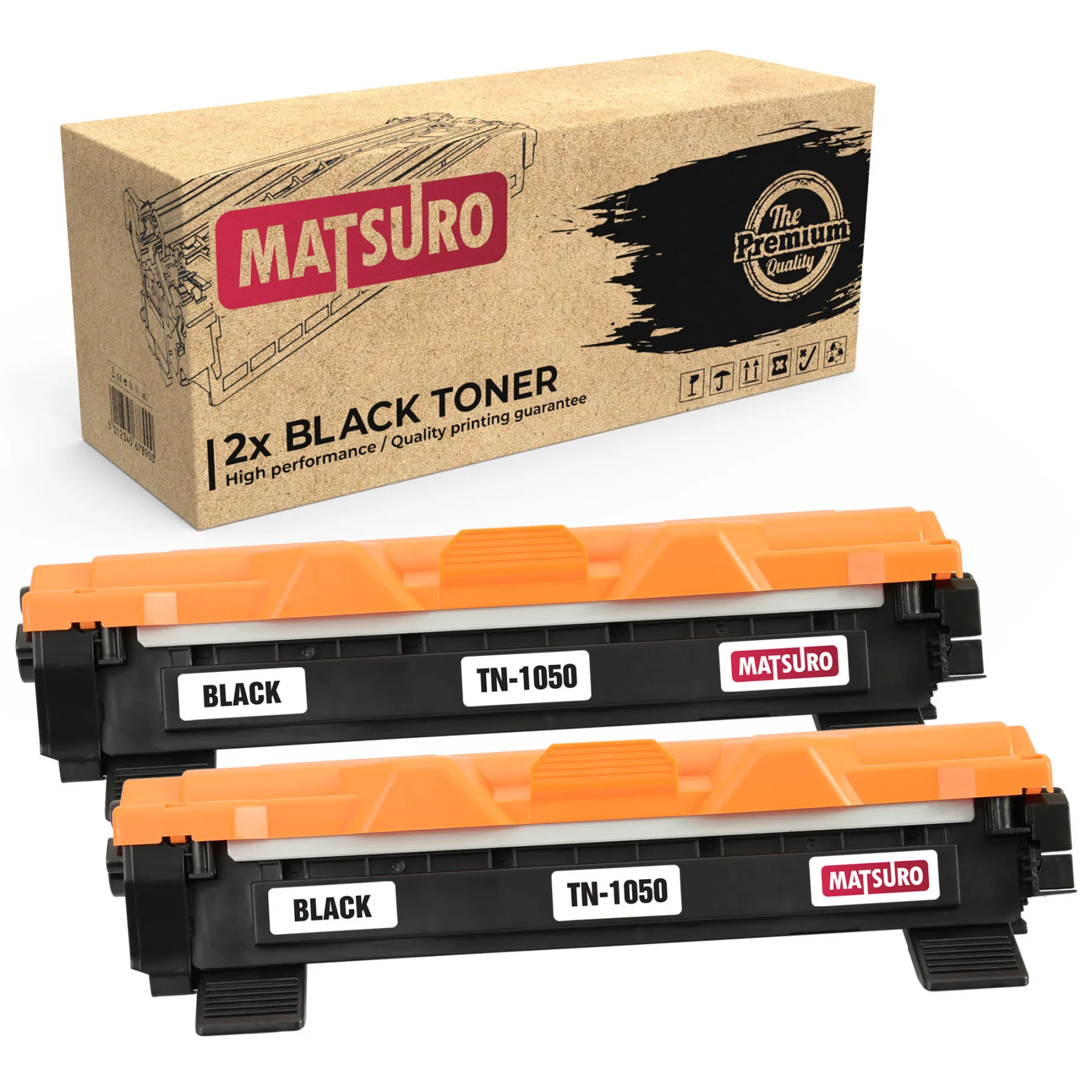 Matsuro Original | Compatible Cartucho de toner Reemplazo para BROTHER TN-1050