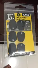 BG, almohadillas para la boquilla Negro transparente clarinete, almohadillas para la boquilla Soprano/Alto/boquilla para saxo, almohadillas para la boquilla