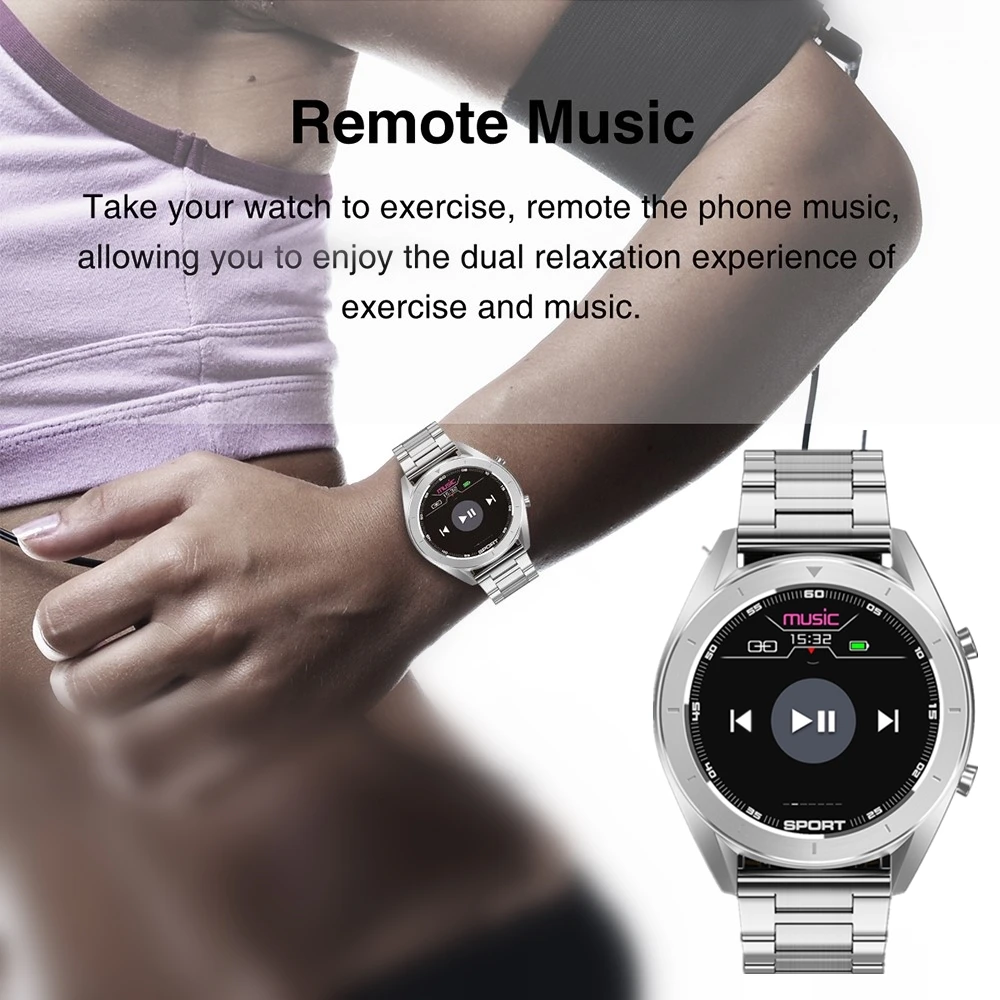 Nennbo DT99 SmartWatch Business Round HD Screen ECG Detection  Changeable Dials Fitness Tracker IP68 Waterproof Men Sports Watch