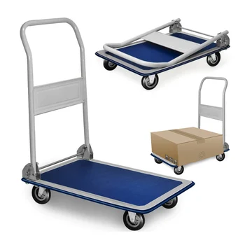 

TROLLEY METAL FOLDING WHEELED MAX. 150KG 82X48X73CM
