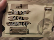 Vendaje de primeros auxilios para heridas de emergencia, Kit de primeros auxilios con cierre para el pecho, accesorios con ventilación