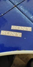 Spedition gratis, 40x7mm, 1 pz/lotto, edición gratuita, dorato, adesivi, logotipo de SONY, marschio di adesivi, metalico