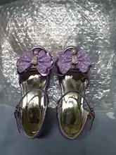 Nueva princesa zapatos de los niños zapatos para niñas de cuero de la Pu Bowknot Sandalias de tacón alto de las niñas, los niños sandalias de zapatos de vestir de tamaño 26-36