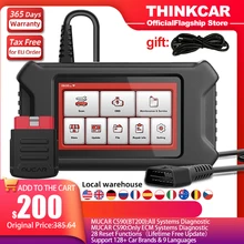 

MUCAR CS90 obd2 Scanner with BT200 Full System Car Scanner 28 Reset Professional Car Diagnostic Tools Professional Car Scanner