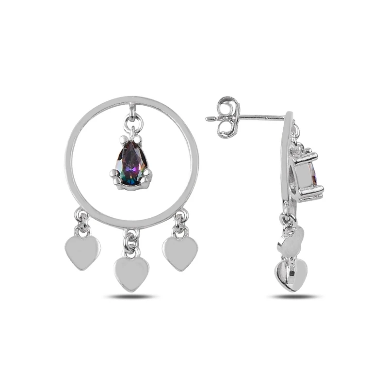 

Armagano Mystic Zircon Cubic Zirconia Drop Dangle Studded Earrings