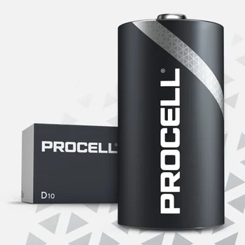 

PILE ALKALINA LR20 DURACELL PROCELL (RETRACTABLE 10 UNITS)