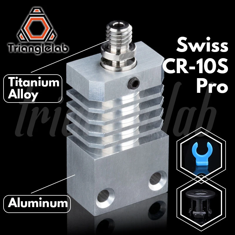 Super Print Kit De Metal Hotend Para CR10s PRO All Metal Hotend,Precision Hotend Upgrade Kit,For CR-10s PRO,CR-10s Pro V2 CR-10 Max,Ender 3 Neo,Ender 3 V2 Neo
