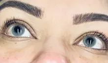 Lentes de contacto de colores para belleza de ojos, lentillas de color azul, gris, verde, con estuche de contacto, 1 par