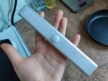 Closet-Light Wardrobe Cupboard Night-Lamp Led-Motion-Sensor Under-Cabinet Leds Kitchen-Stairs