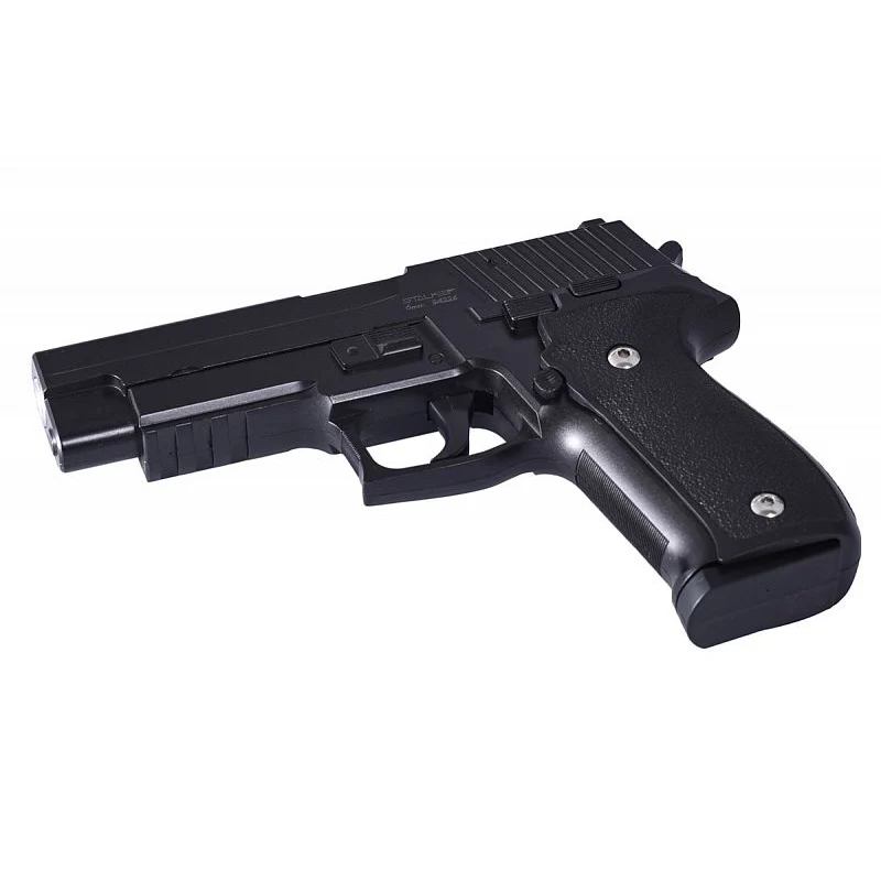 Pistol pneumatic. Stalker SA226 Spring (analog sigsauer P226) K. 6mm met. Body Shop 13 ball up to 80 m/s Black | Спорт и развлечения