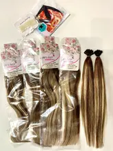 Hair-Extension Straight-Fusion-Keratin MRSHAIR 100%Human-Hair Nonremy U/Nail-Tip 50g