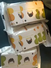 Soporte de exhibición para pendientes, caja de embalaje de cartas con logotipo personalizado, Color marrón, blanco y negro, de papel Kraft, 4 tamaños, 100 Uds.