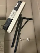 Soporte de ángulo de plegado triangular negro de 8-20 pulgadas, montaje en pared ajustable, estante de rodamiento duradero, Banco de Mesa para el hogar, bricolaje, 2 uds.