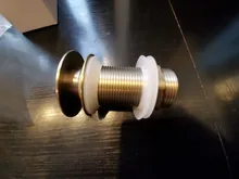 Faucet-Accessories Brushed Sink Drain Bathroom Basin Brass-Material Black White Pop-Up