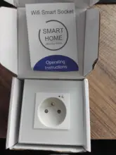 Glass-Panel Alexa Wifi Smart Amazon Echo Smart-Life/tuya Socket Remote-Control Google Home