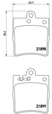 Комплект Тормозных Колодок Brembo P50033 Brembo арт. P50033