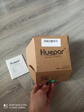 Huepar-Herramienta de alineación láser autonivelante de 2 líneas, instrumento de nivelado y alineación con láser de color rojo y verde, líneas cruzadas horizontal y vertical, 4 grados, base magnética