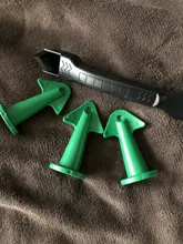 Juego de espátulas de boquilla de silicona reutilizable, herramientas calafatear