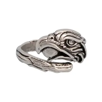 

Women's ring oversized eagle with ball (54068)