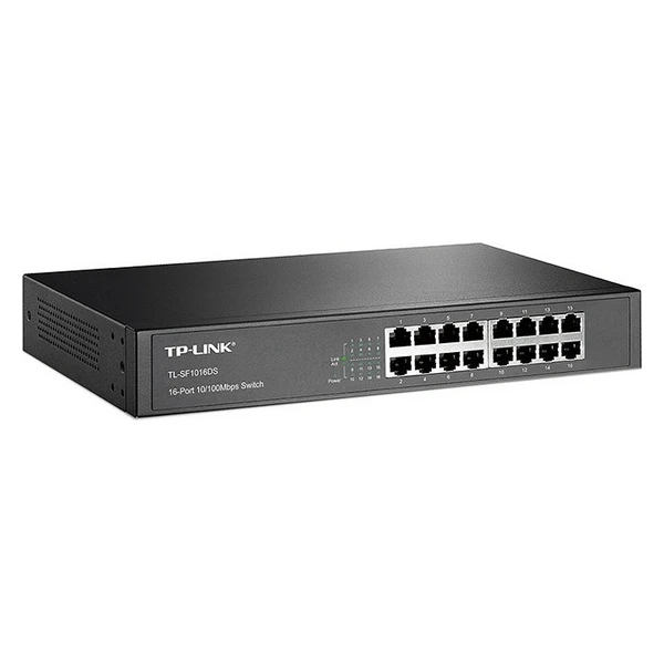 Шкаф переключатель TP-Link TL-SF1016DS LAN 3,2 Гбит/с черный