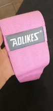 AOLIKES-banda para la cadera, banda de resistencia para Yoga, Fitness, ejercicio, piernas, bucle para entrenamiento de sentadillas circulares, antideslizante, 1 ud.