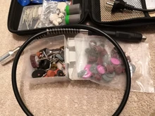 Dremel-minitaladro eléctrico, grabador, herramienta rotativa, pulidora, 180W, herramienta eléctrica, pluma de grabado de velocidad Variable con accesorios