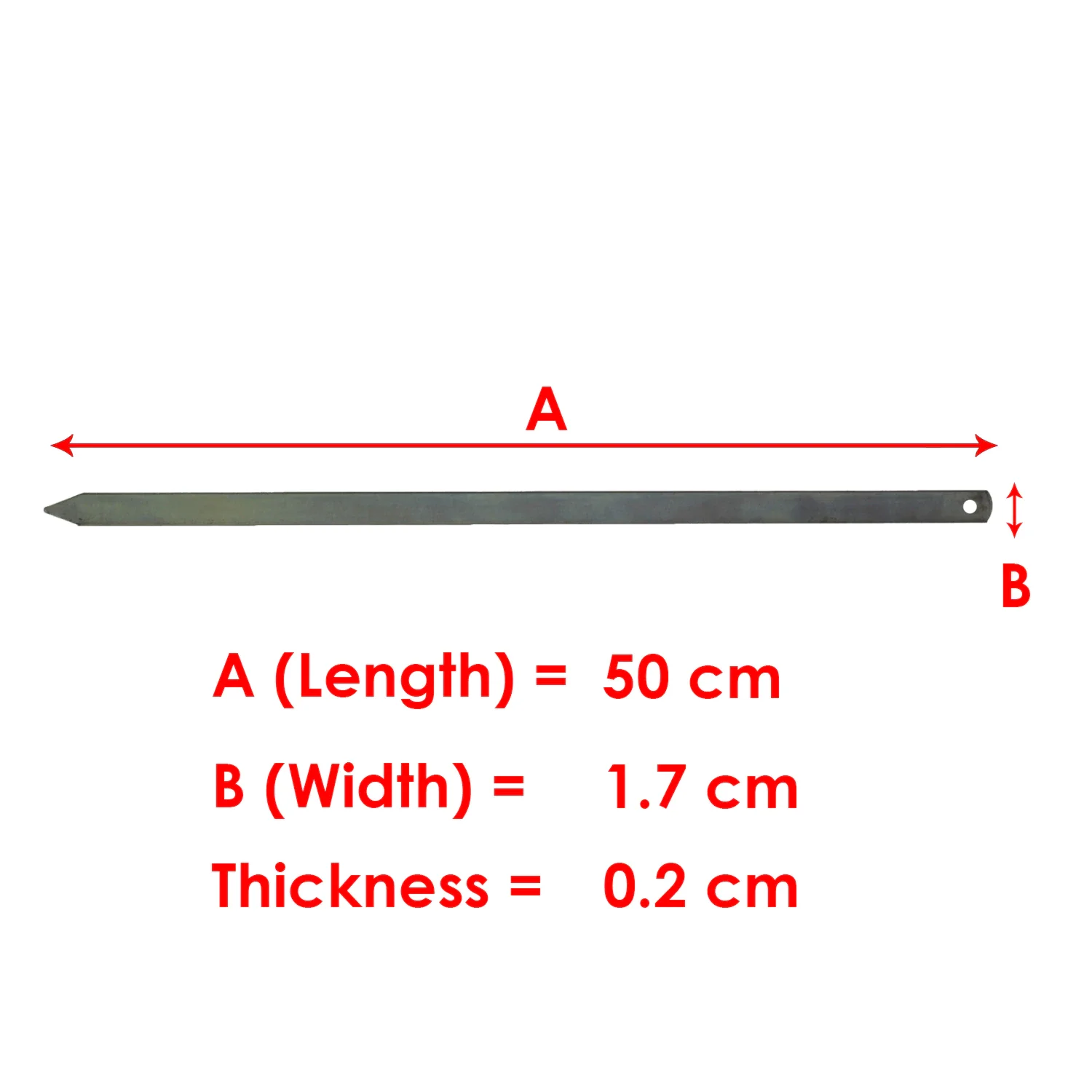 Adana Kebab Doner Meat Minced Chicken Galvanized Skewer 50 Cm Kitchen Barbecue Grill Kebab Skewer Pro Quality Product BBQ Tool