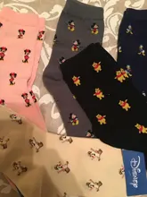 Disney 1 par nuevo de las mujeres calcetines japonés de anime de dibujos animados Mickey Minnie pato chica Calcetines de algodón absorbente de sudor deportes casual Calcetines