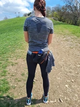 Riñonera deportiva para hombre y mujer, bolso para corredores, soporte para botella de agua, 4 colores