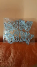 Troqueles en forma de mariposa para manualidades, troquelado de papel, ideal para álbumes de recortes y tarjetas decorativas, 4 piezas