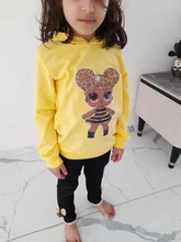 LOL Surprise-sudadera con capucha para niños y niñas, camisa con estampado de dibujos animados, Tops, sudadera, ropa informal