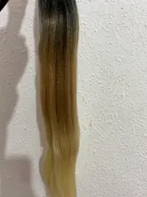 Trenzas Jumbo de 26 pulgadas de largo, pelo liso Yaki, trenzado fácil, extensiones de cabello sintético degradado, 90g por Ud.